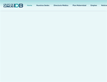 Tablet Screenshot of idbclinicas.com